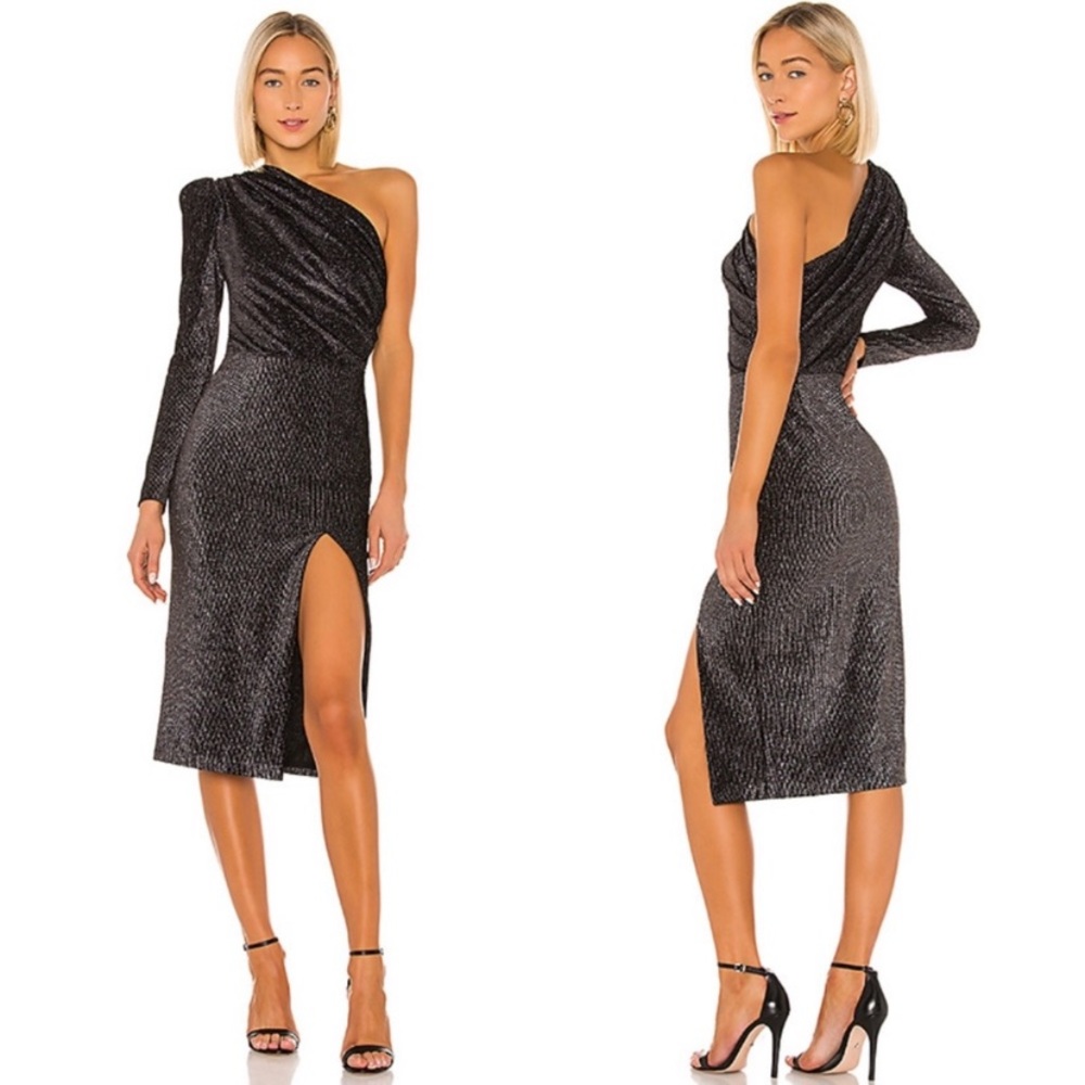 Bronx & Banco Black Belle One Shoulder M